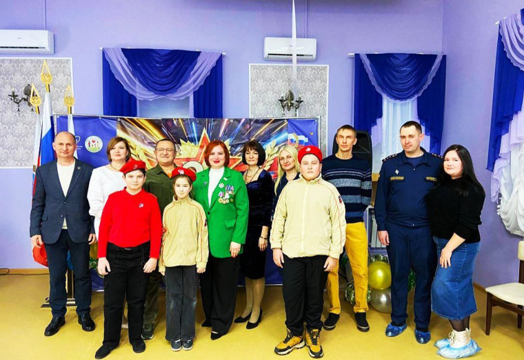 Торжественное мероприятие, посвящённое Дню защитника Отечества.