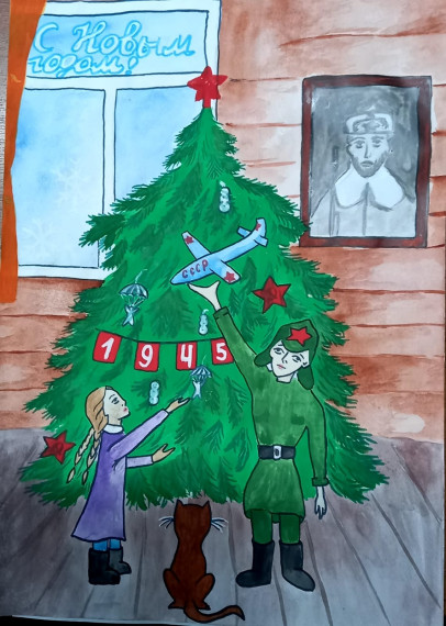 Конкурс рисунков "Ёлка Победы".