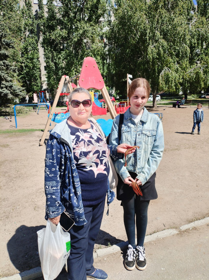 Акция "Георгиевская ленточка".